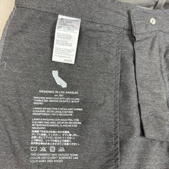 Adriano Goldschmied Tellis Slim Pants Men 35x32 (36x31.5) Airluxe Italian Fabric - Picture 11 of 14